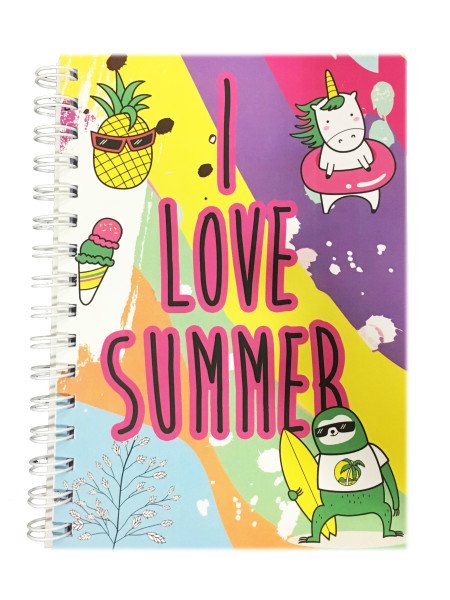 CUADERNO ANILLADO UNICORNIO NEW I LOVE SUMMER