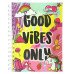 CUADERNO ANILLADO UNICORNIO NEW GOOD VIBES ONLY