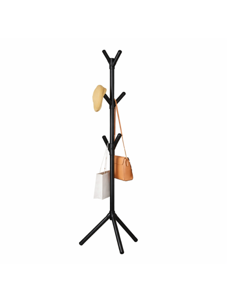Perchero de Pie Negro - 160 x 50 cm -  PRECIO POR BULTO CERRADO - UxB: 24 uni.