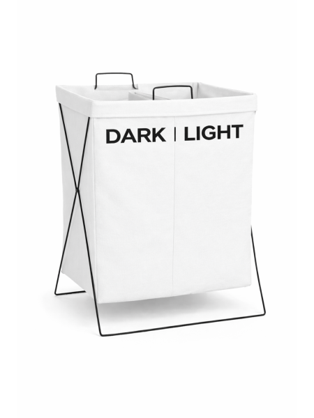 Cesto de Ropa Dark Light con division - 40 x 23 x 47 cm -  PRECIO POR BULTO CERRADO - UxB: 60 uni.