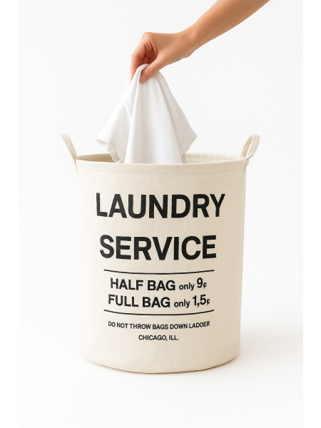 Cesto de Ropa Laundry Service - 35 x 44 cm -