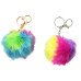 LLAVERO POMPON MULTICOLOR 