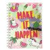 CUADERNO ANILLADO UNICORNIO NEW MAKE IT HAPPEN