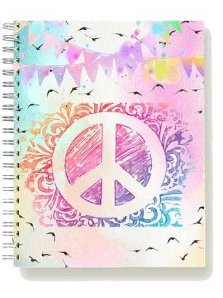 CUADERNO ANILLADO PEACE (16x21cm)
