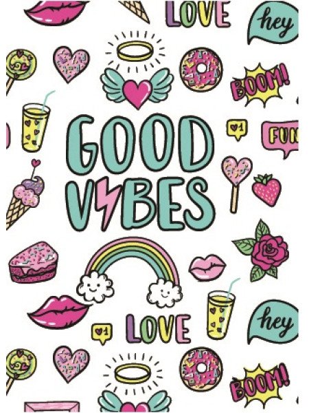 CUADERNO GOOD VIBES  NEW (finito 10 x 15 cm)